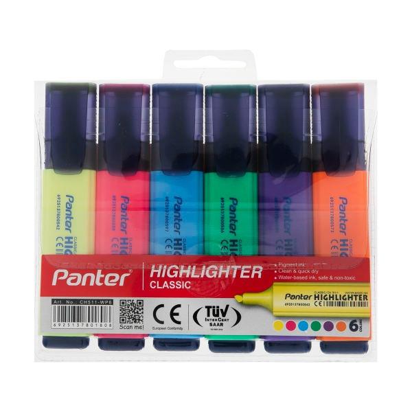 ماژیک علامت گذار پنتر کد 11 بسته 6 عددی